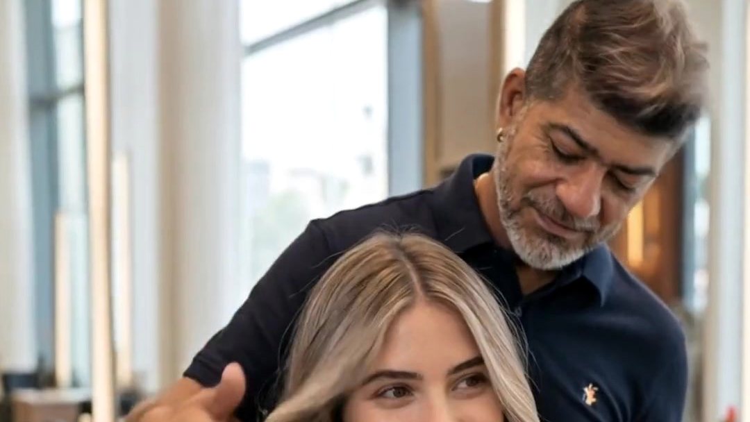צילום מתוך קמפיין שהפקנו — עבודת עיצוב שיער במספרה